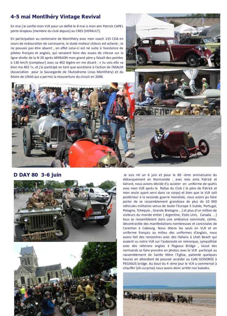 Article-DELAHAYE-n3-p2_page-0001-1-737x1024 DELAHAYE Montlhéry Vintage Revival et D DAY